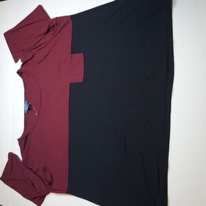 Verve two tone Tee with Pocket Size 3X
